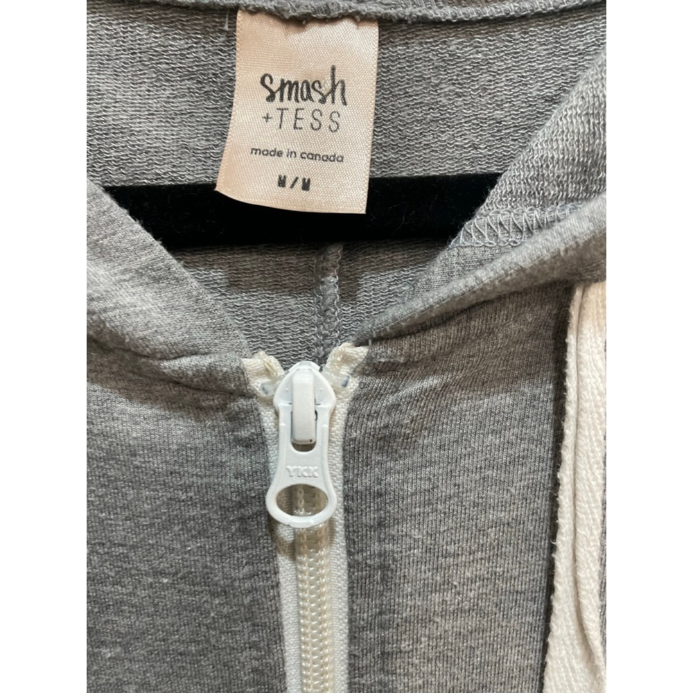 Smash + Tess Jillian Harris Harris Hoofie Short Sleeve Hooded Jumpsuit M Zip - Picture 4 of 6